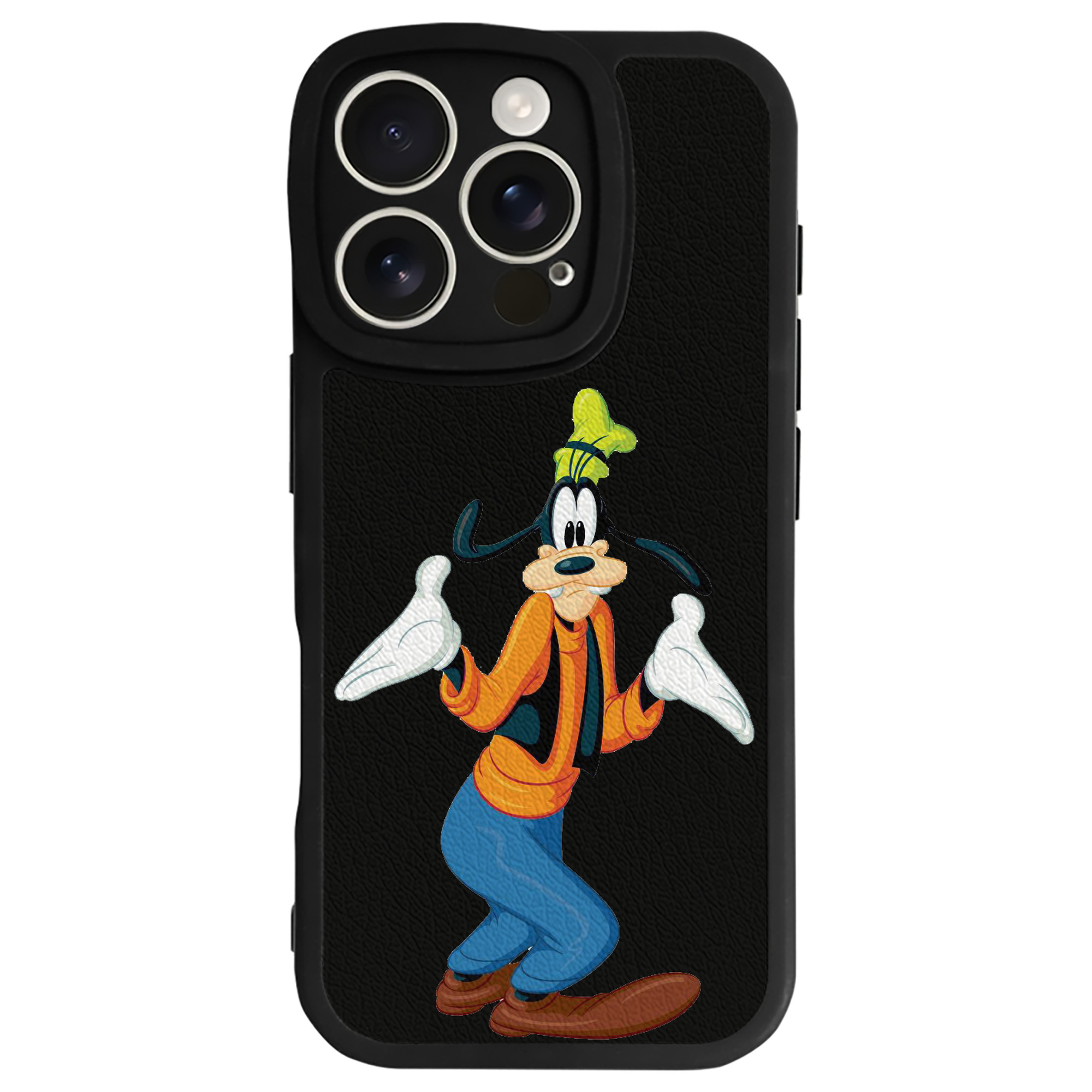 （画像用） ミッキーマウス Mickey Mouse 【iPhone 16シリーズ対応】シリコンスマホケース（レザー調） 材質：シリコン